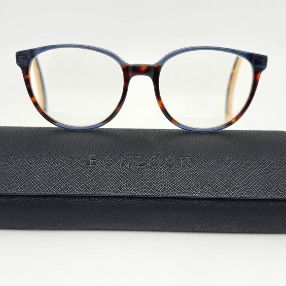 Bonlook Fauna Atlantic Tortoise Eyeglasses Frame w/ Case Canada 50-18-140 - Picture 1 of 16